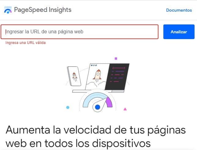 herramienta pagespeed insights de google para seo para medir la velocidad