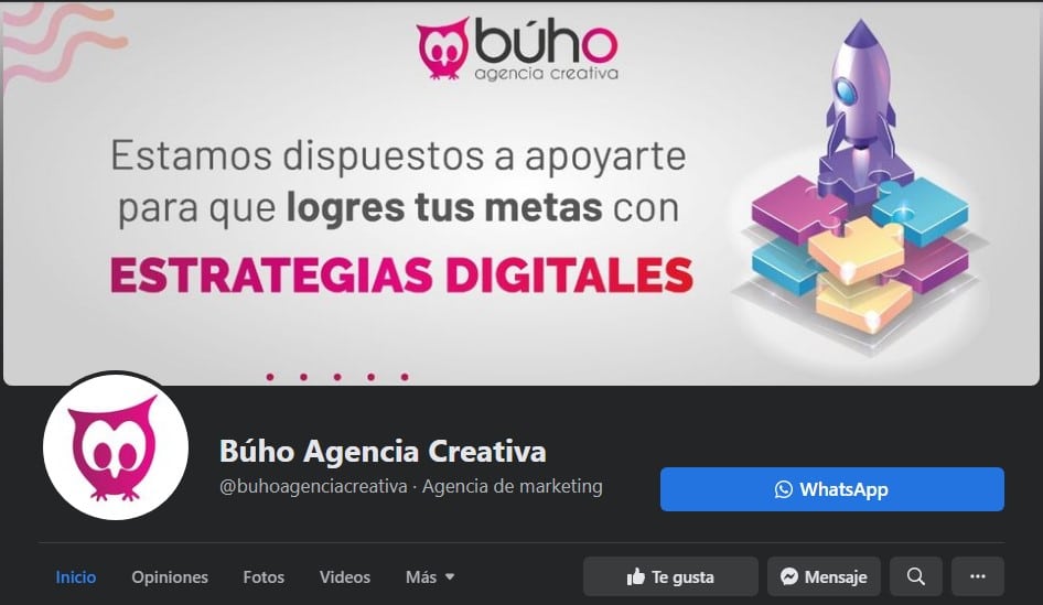 Fanpage Facebook Búho